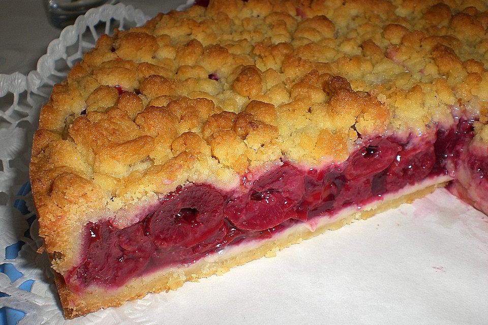 Sauerkirsch - Streusel - Kuchen