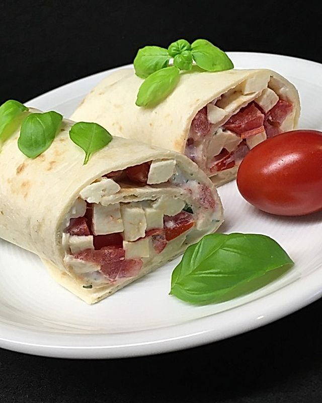 Wraps Tomate-Mozzarella