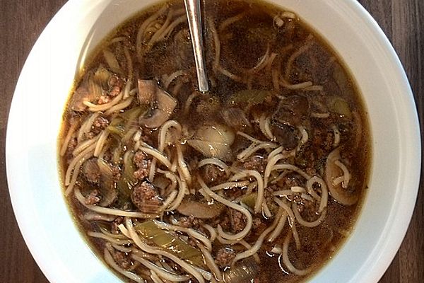 Scharfe Nudelsuppe auf asiatische Art von madjamuh | Chefkoch