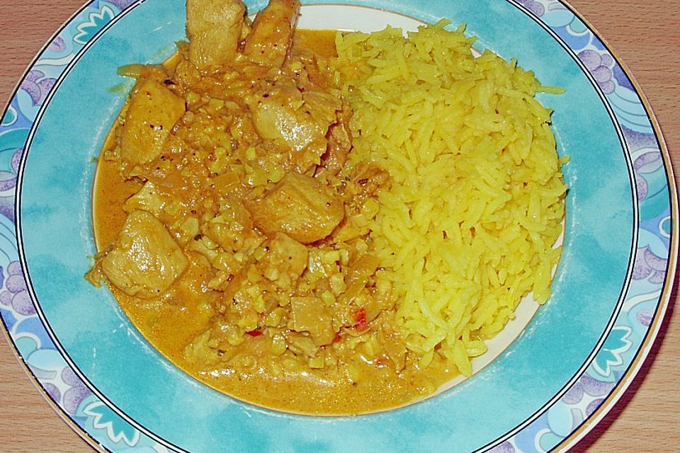 Indisches Chicken Korma