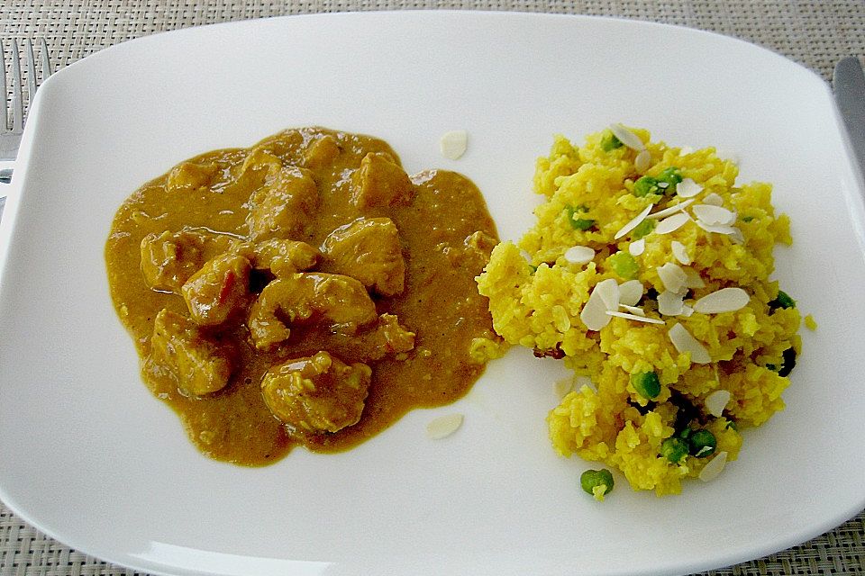 Indisches Chicken Korma