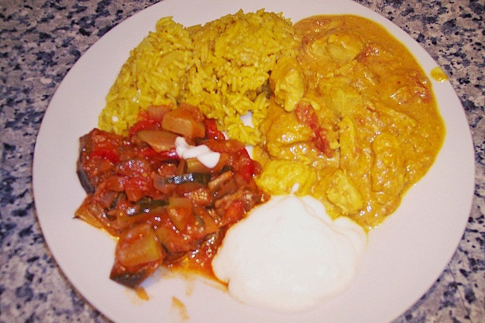 Indisches Chicken Korma