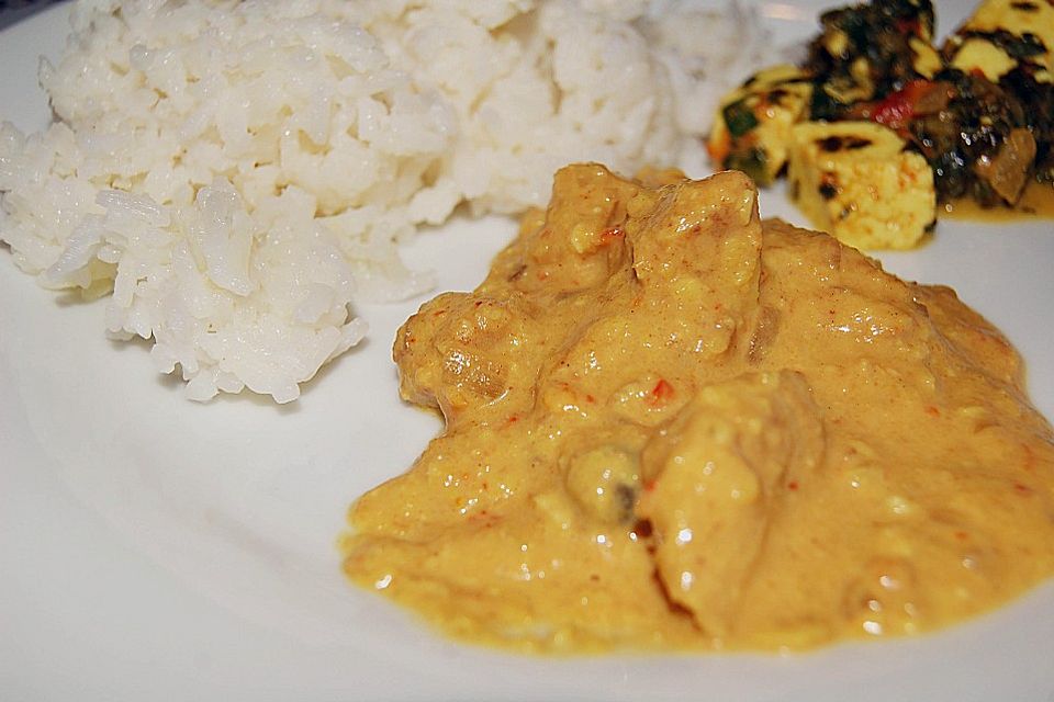 Indisches Chicken Korma