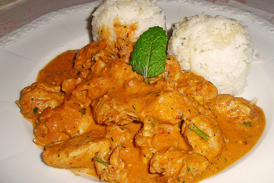 Indisches Chicken Korma