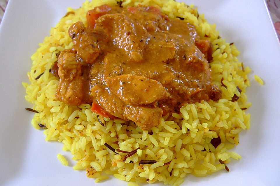 Indisches Chicken Korma