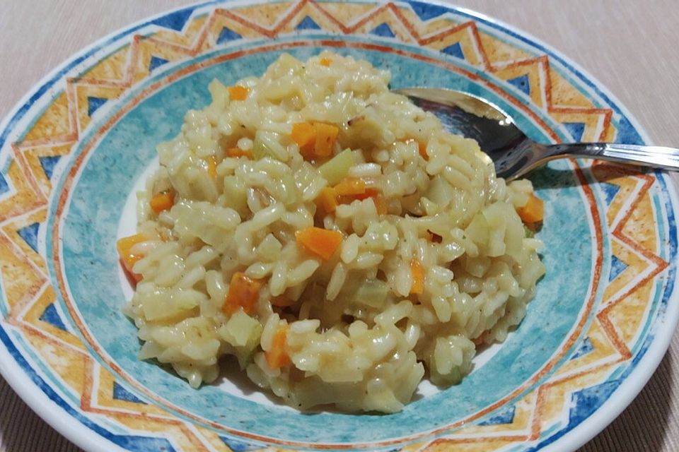 Fenchelrisotto mit Karotten