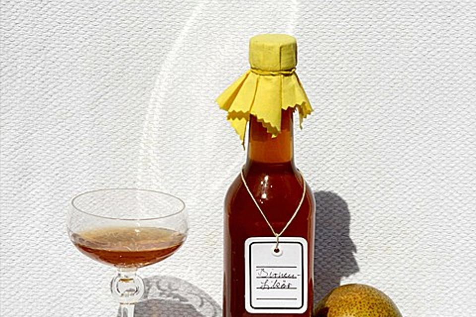 Birnenlikör aus Saft