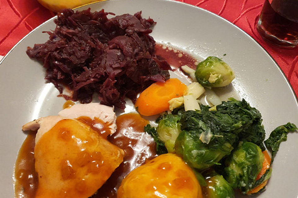 Rotkohl mit Zimt und Pflaumenmus