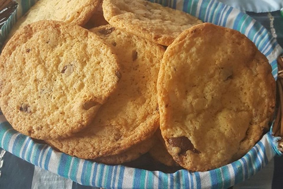 Englische Double-Chocolate-Chip-Cookies