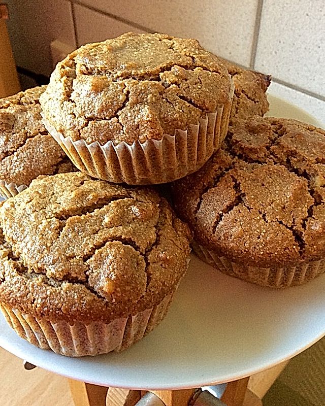 Vegane Apfel-Nuss Muffins