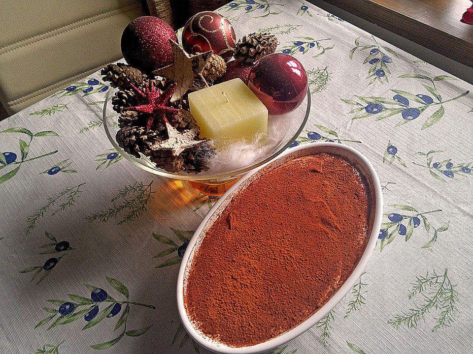 Lebkuchentiramisu mit Glühwein, Nougat und Honig von chiilicsilla| Chefkoch