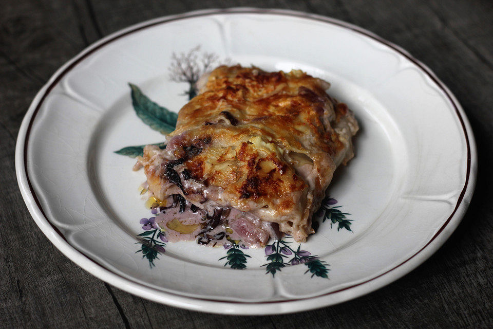 Susys extrafeine Lasagne mit Radicchio und Taleggio