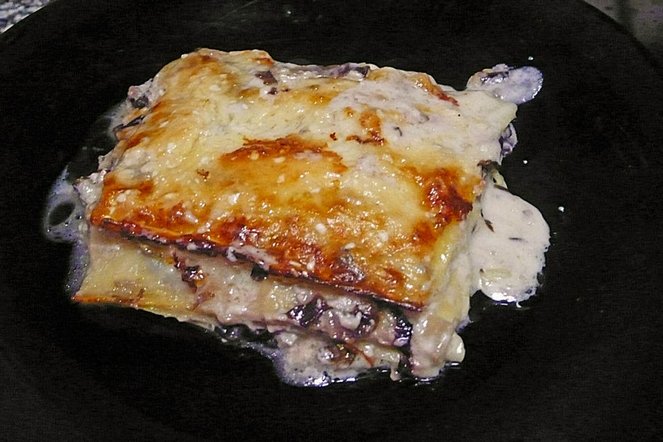 Susys extrafeine Lasagne mit Radicchio und Taleggio