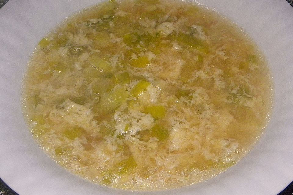 Eier - Einlauf - Suppe Eier - Einlauf - Suppe