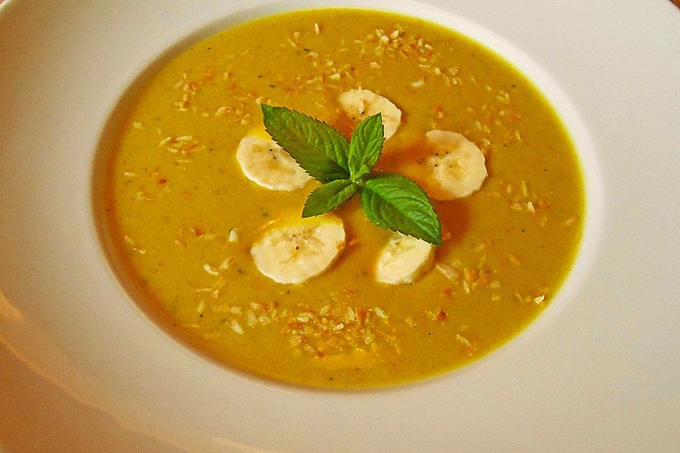 Bananen-Curry Cremesuppe