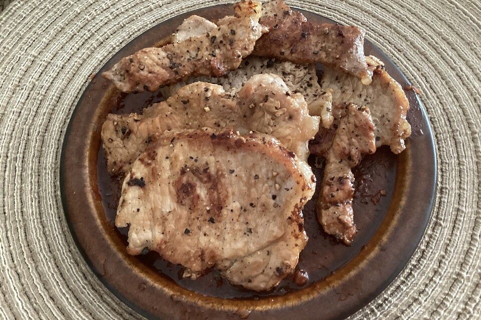 Naturschnitzel aus dem Backofen