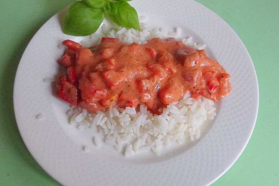 Vielseitige Paprika-Sahne Sauce