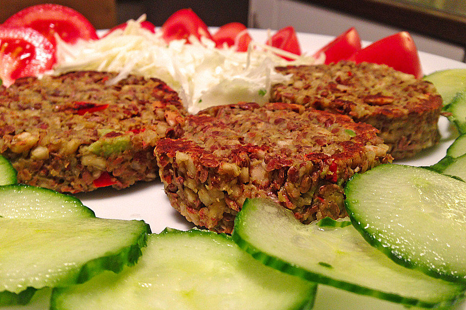 Avocado-Burgerpatties vegan