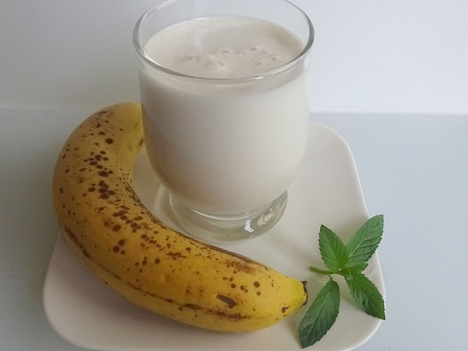 Bananen-Snickers Vanilleshake von VannySS| Chefkoch