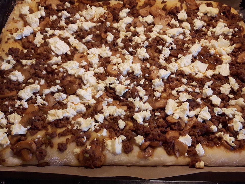 Kartoffel-Hackfleischpizza von -Yvonnsche-| Chefkoch