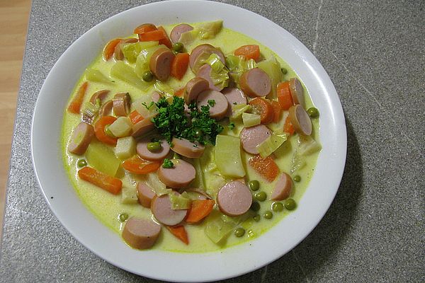 Gemüsesuppe mit Fleisch und (wer mag) Würstchen von Besitos1000 | Chefkoch