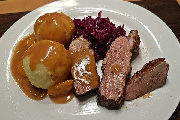 Entenbrust mit Mandarinensauce von Googlehoopf | Chefkoch Entenbrust mit Mandarinensauce von Googlehoopf | Chefkoch