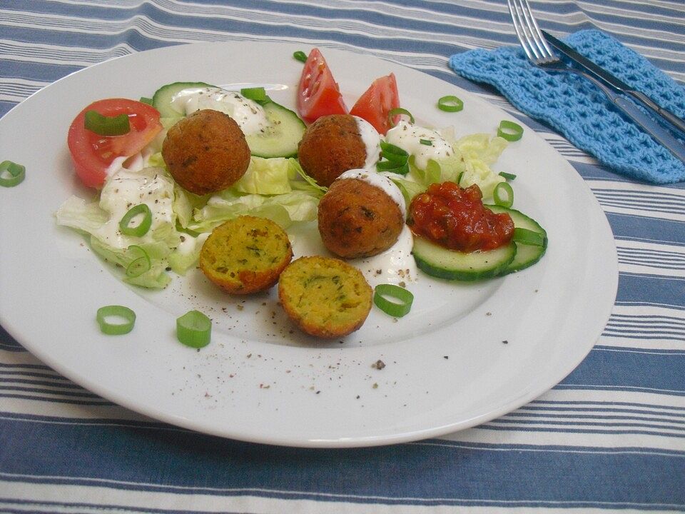 Schnelle vegane Falafel