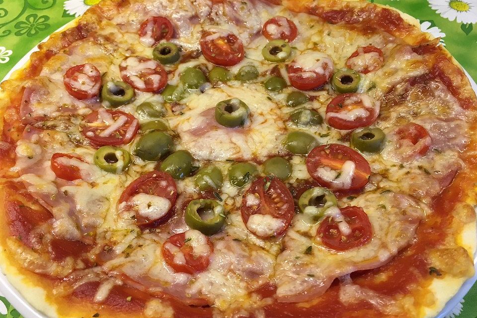 Schnelle Pizza