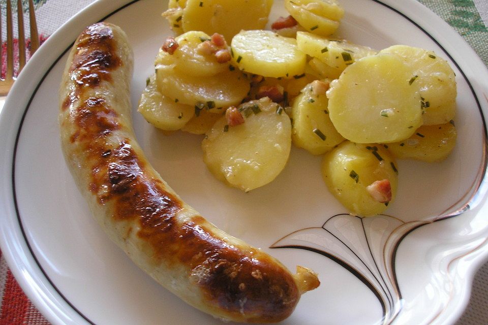 Leckerer Kartoffelsalat ohne Mayo und Speck