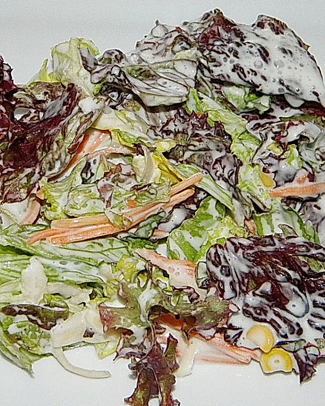 Sahne - Sauce zu Blattsalaten
