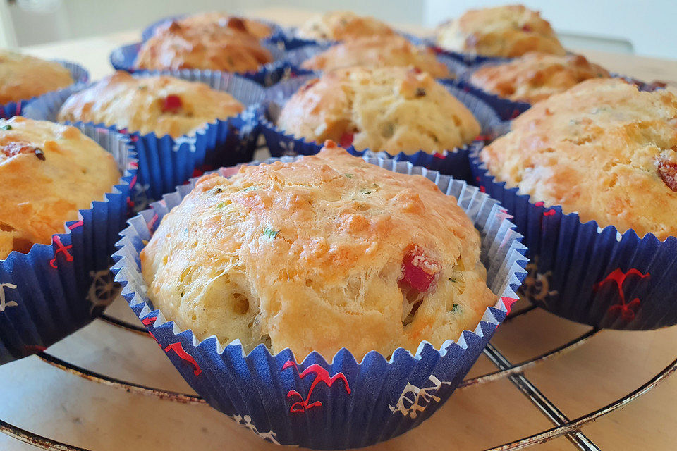 Herzhafte Speck und Käse Muffins