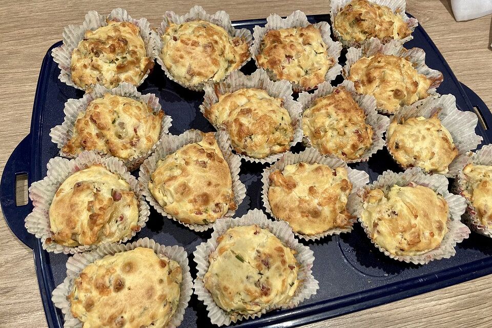 Herzhafte Speck und Käse Muffins