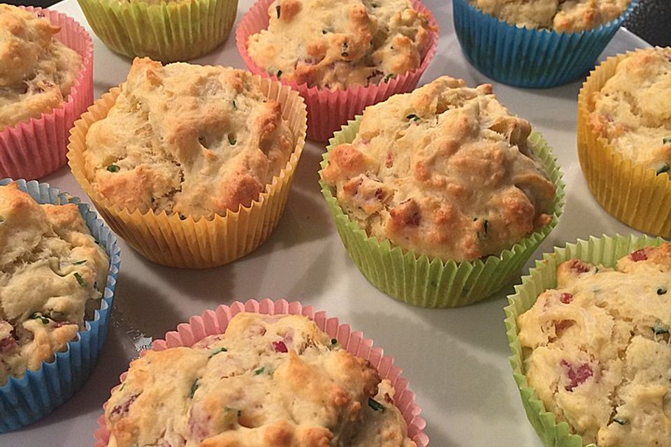 Herzhafte Speck und Käse Muffins