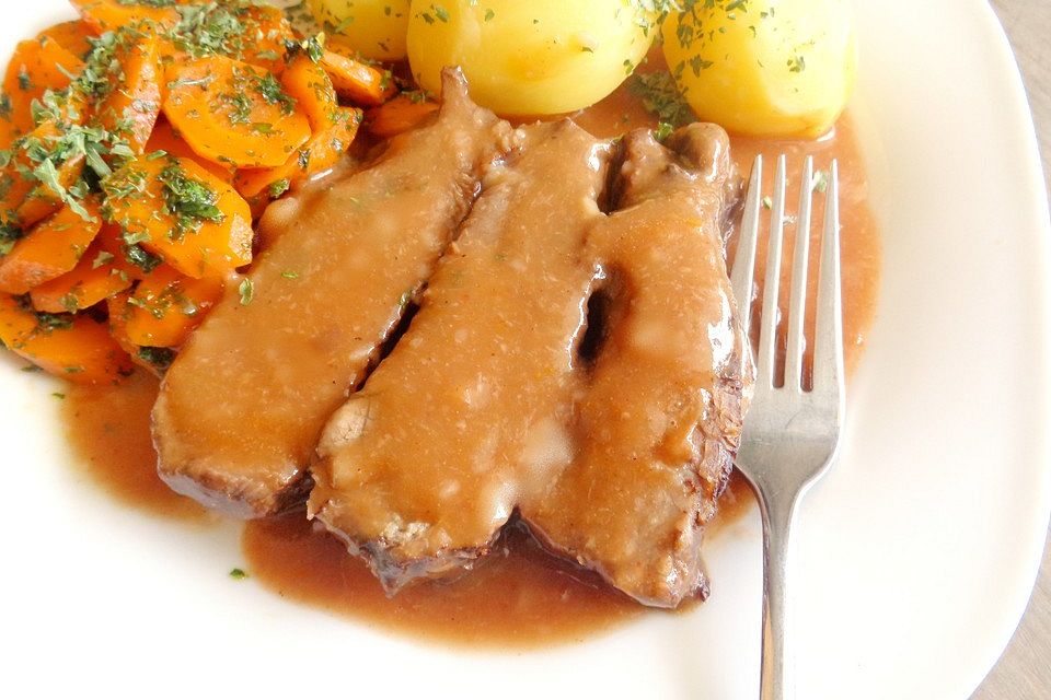 Geschmorter Rinderbraten