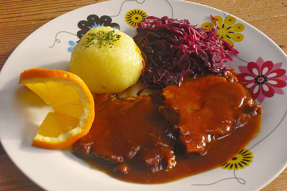 Geschmorter Rinderbraten