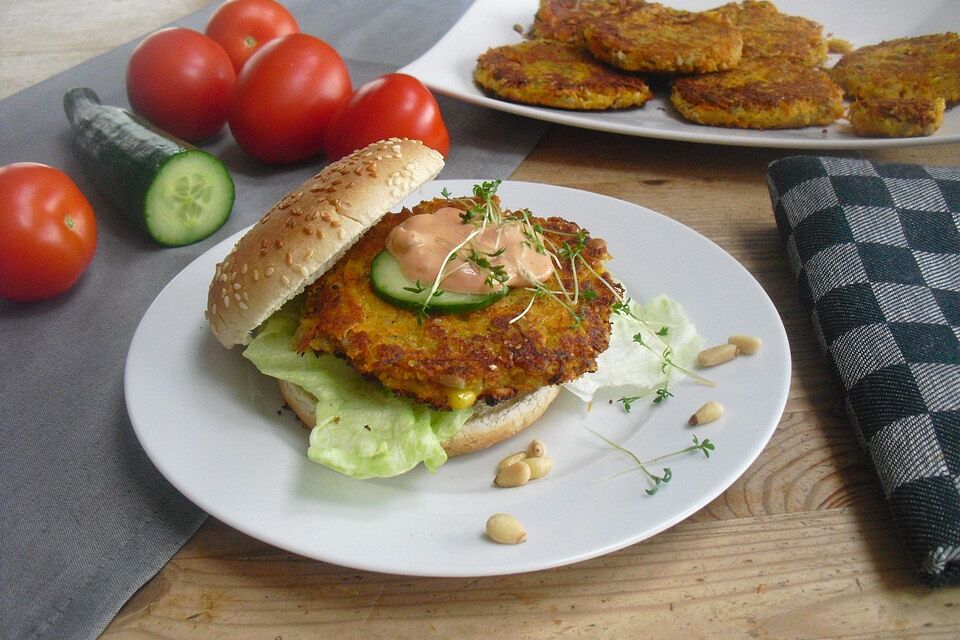 Vegane Gemüseburger