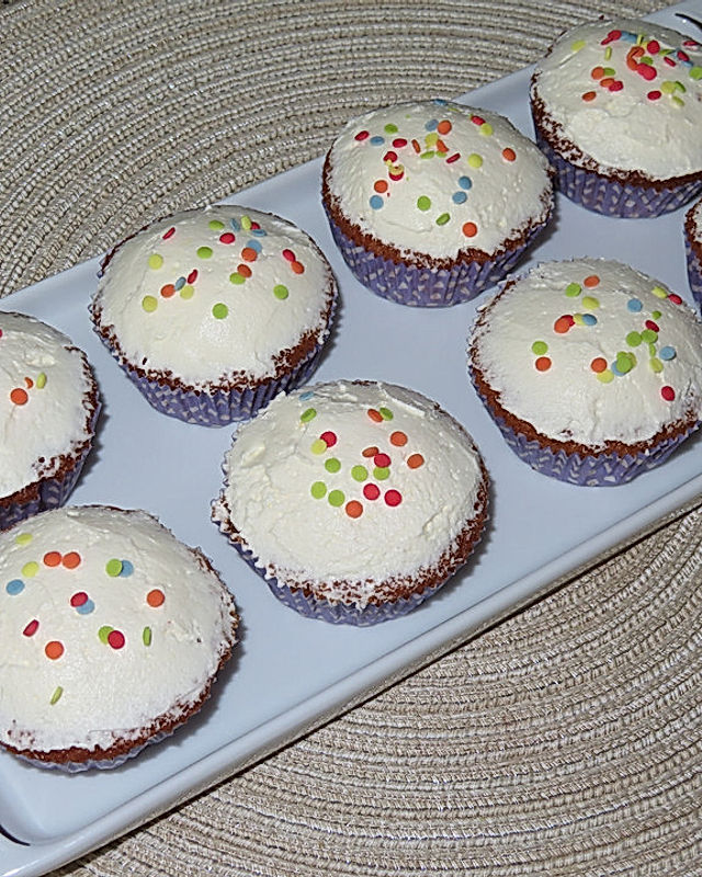 Limonaden-Cupcakes mit Schmandcreme