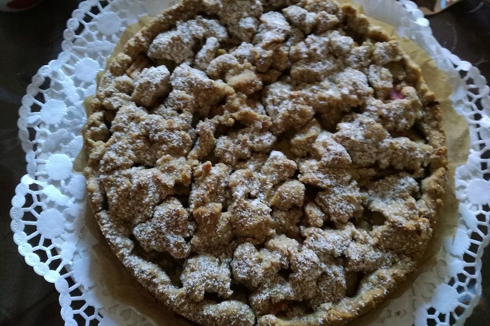 Veganer Apfelkuchen oder Obstkuchen