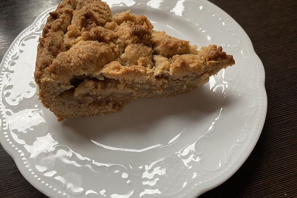 Veganer Apfelkuchen oder Obstkuchen