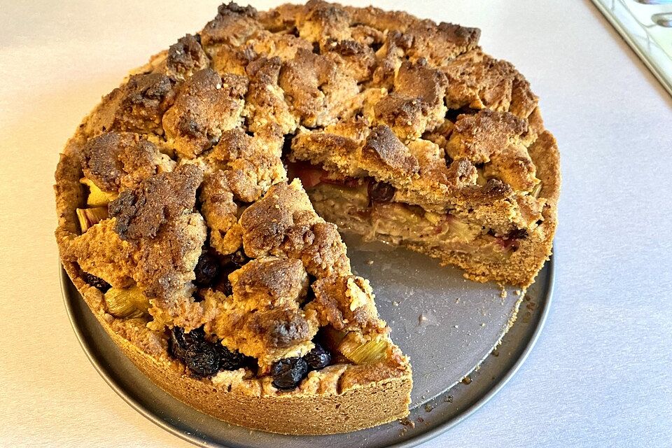 Veganer Apfelkuchen oder Obstkuchen