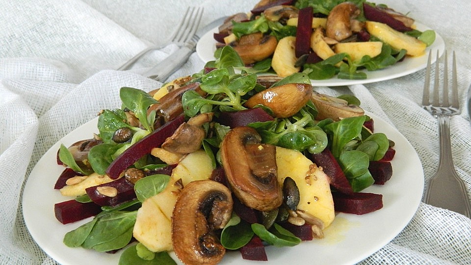 Wintersalat mit Honig-Senf-Dressing von patty89