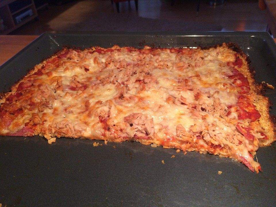 Pizzaboden Low carb von Novoselchen| Chefkoch