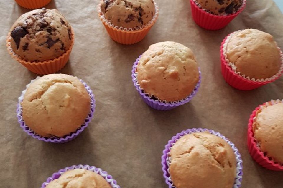 Fluffige vegane Muffins