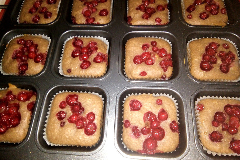 Fluffige vegane Muffins