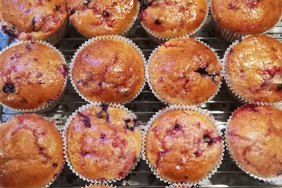 Fluffige vegane Muffins