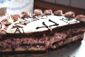 Schoko Bananen Sahne Torte Von Kuchenfee2310 Chefkoch