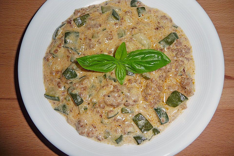 Zucchini-Käse-Suppe