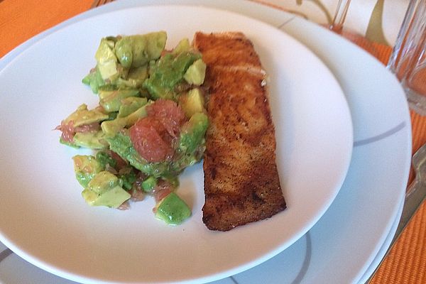 Lachs mit Grapefruit und Avocado von Almyra | Chefkoch