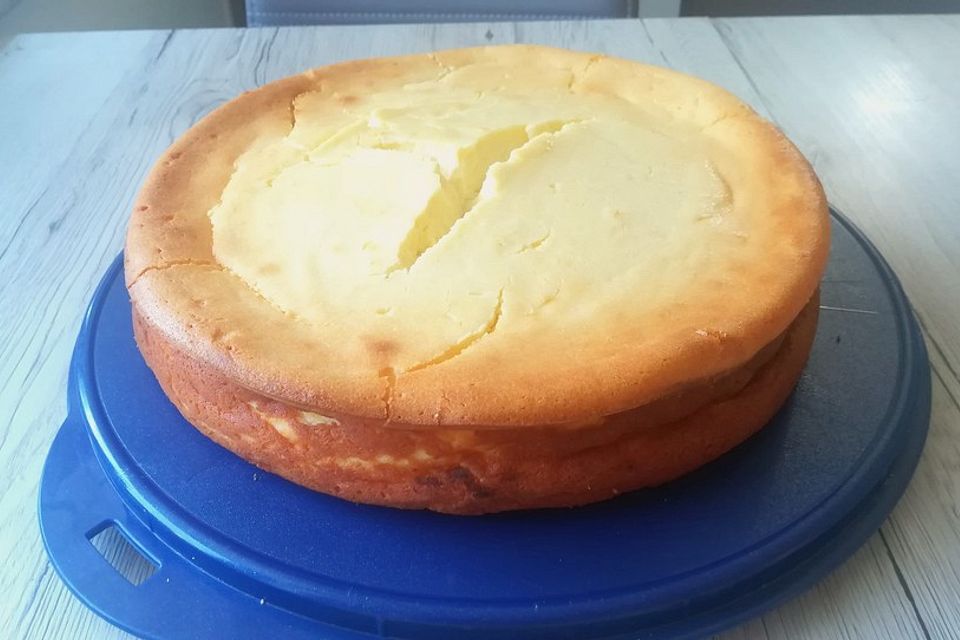 Käsetorte ohne Boden