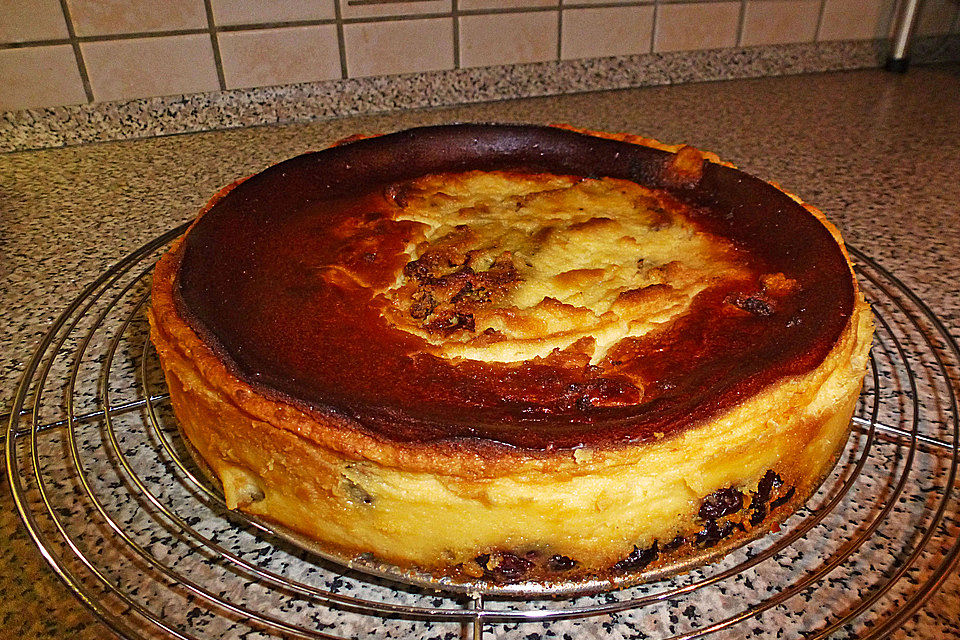 Käsetorte ohne Boden